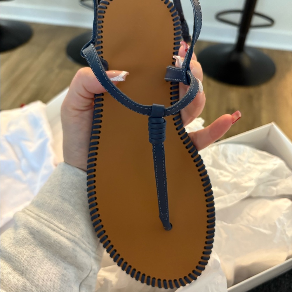 SCHUTZ Navy Blue Sandals